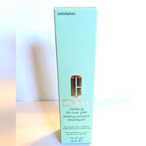 Clinique Clarifying Do-Over Peel Exfoliant. Sealed in the Original Box